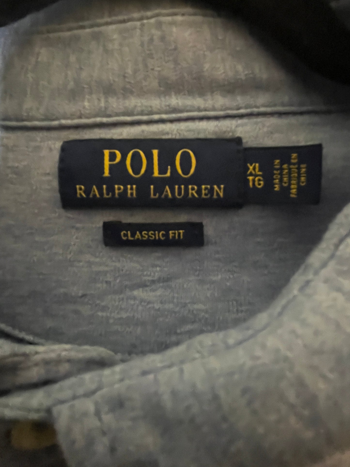 Gray Long Sleeve Ralph