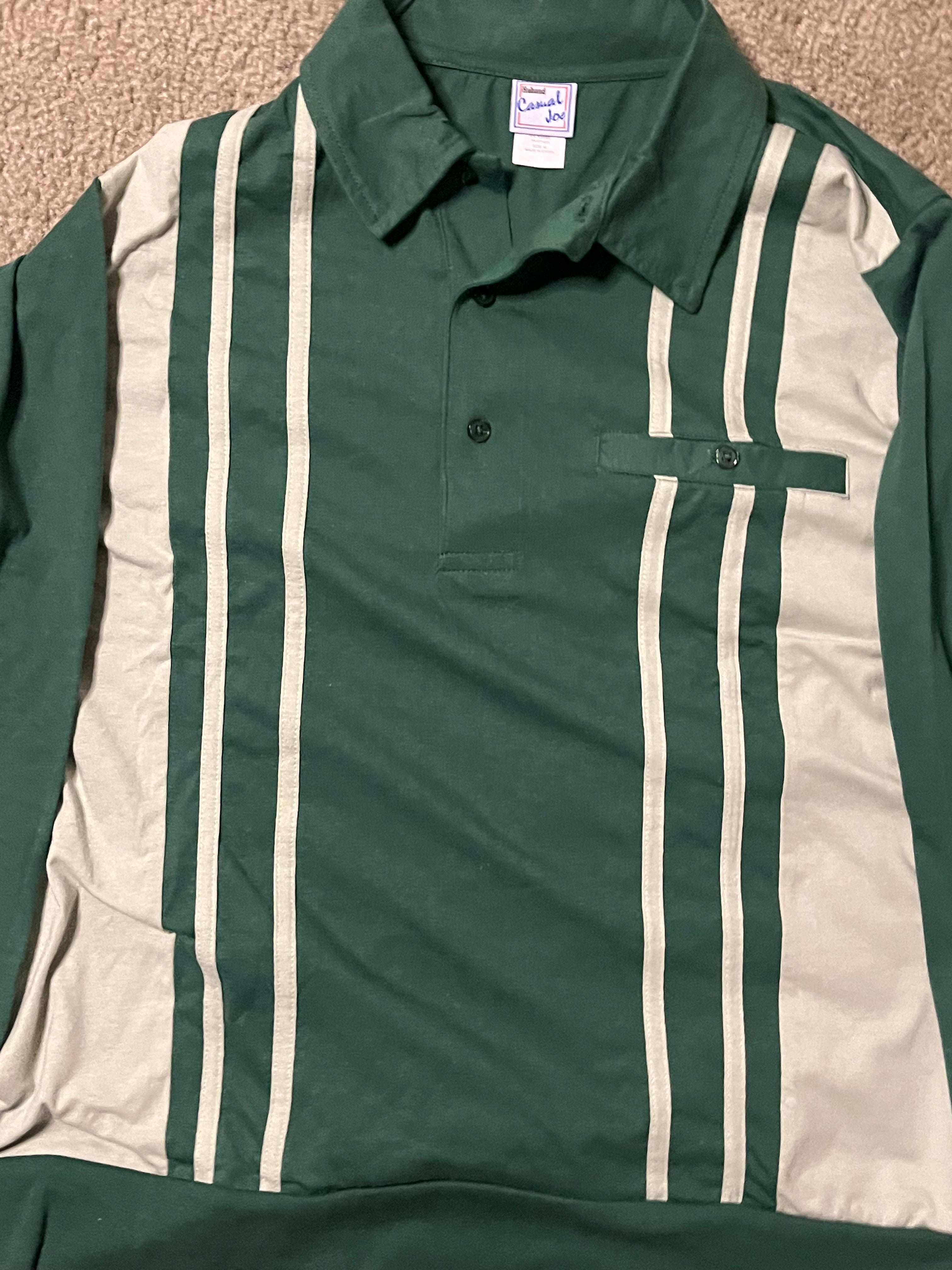 Vintage Green n White Casual Joe