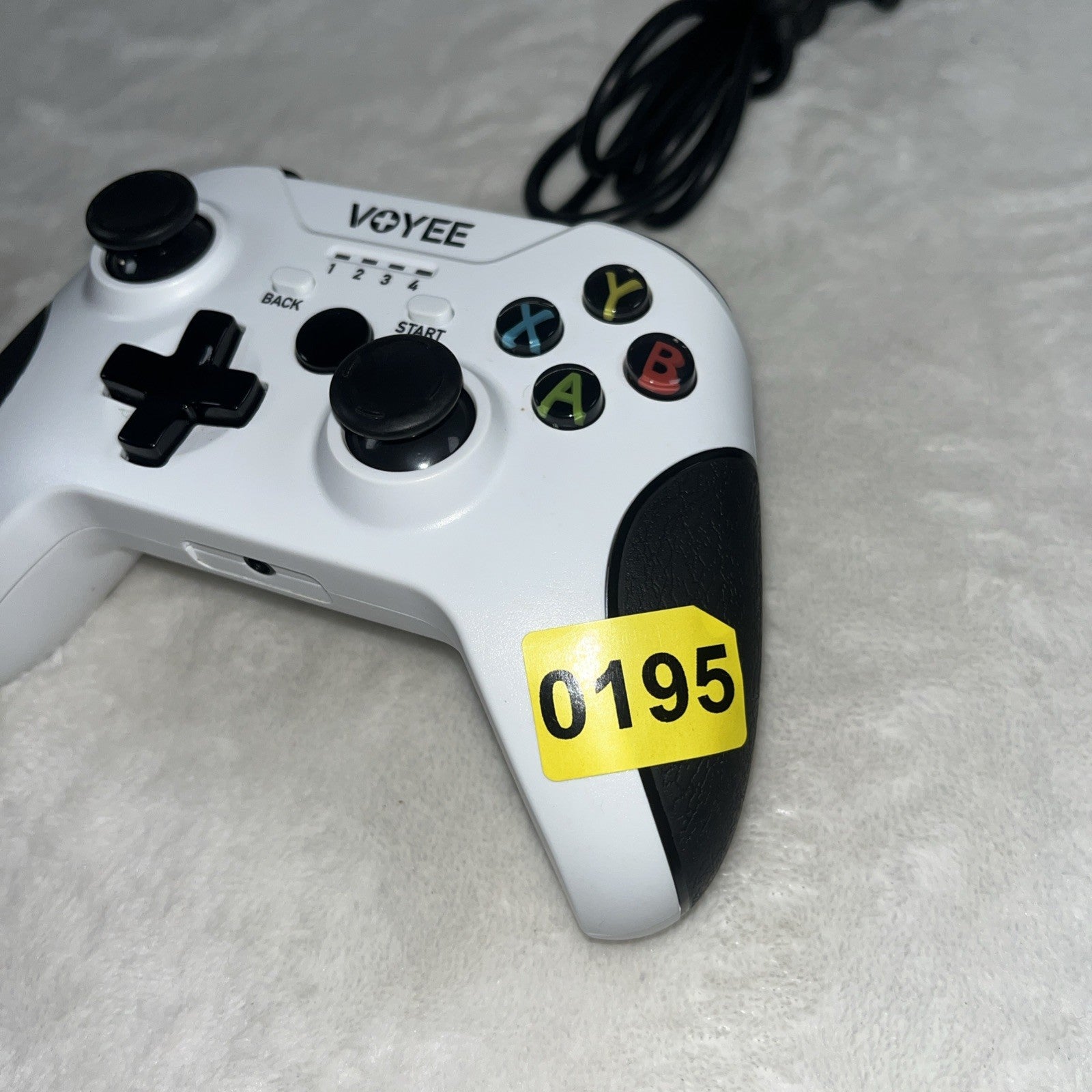 Xbox 360 Voyee Controller White NJ313 4 Channel White Untested