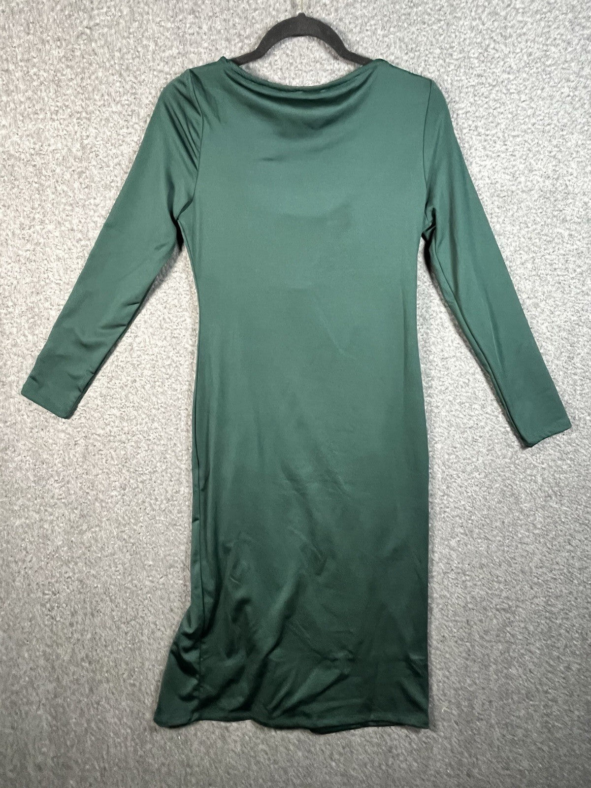 Fashion Nova Long Sleeve Green Dress Womens L