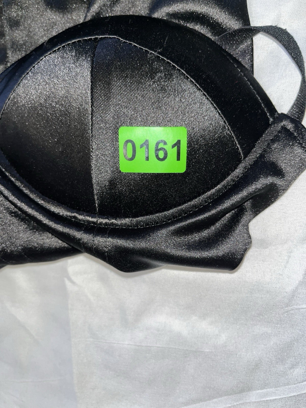 Black tank top satin dress womens zipper medium