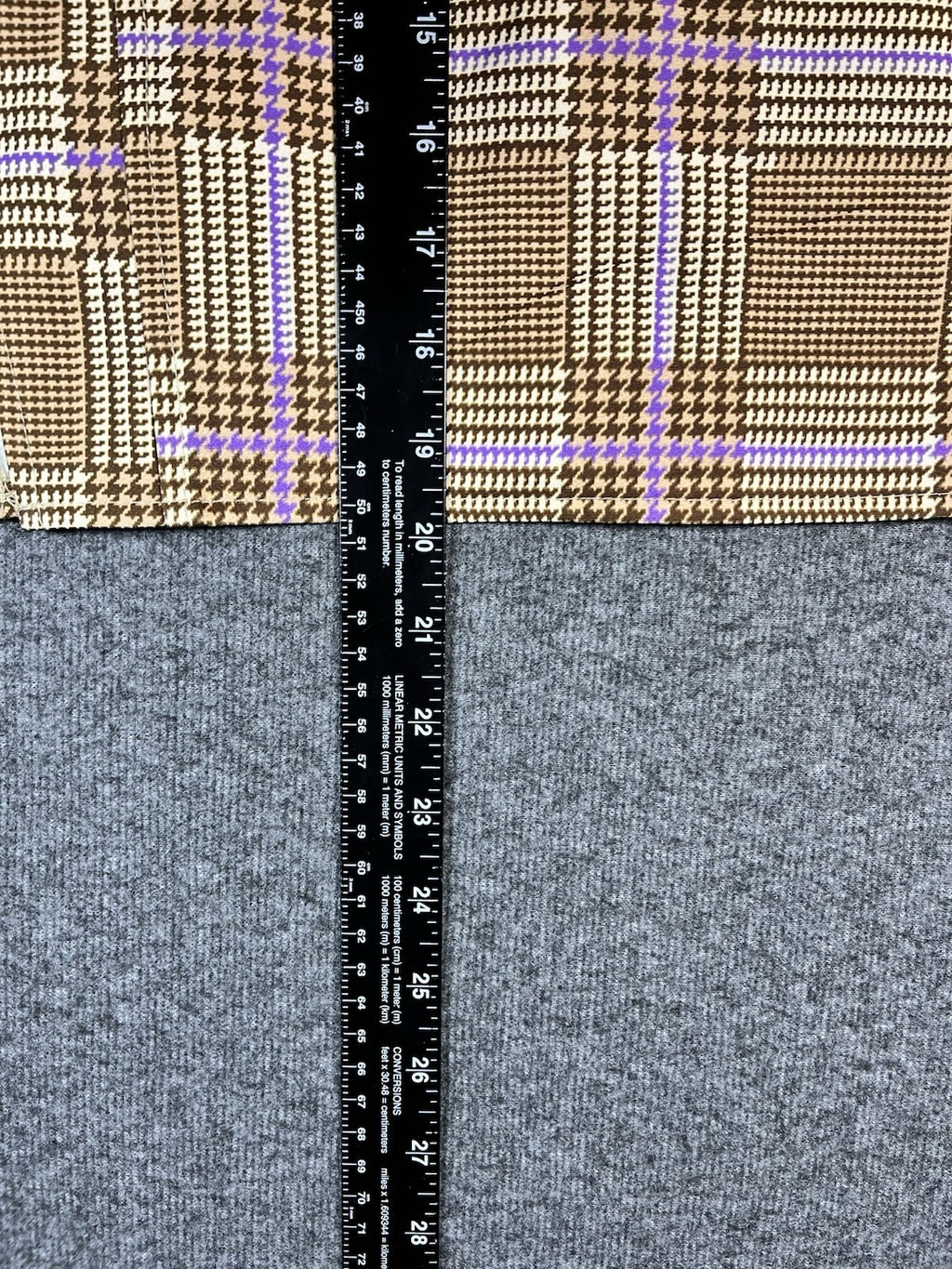 Missguided Skirt Women’s Plaid Brown Short Size 6 Zip 