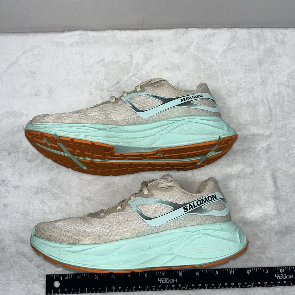 Salomon Aero Glide Granite Green Tan Size 8 Women’s Energy Foam