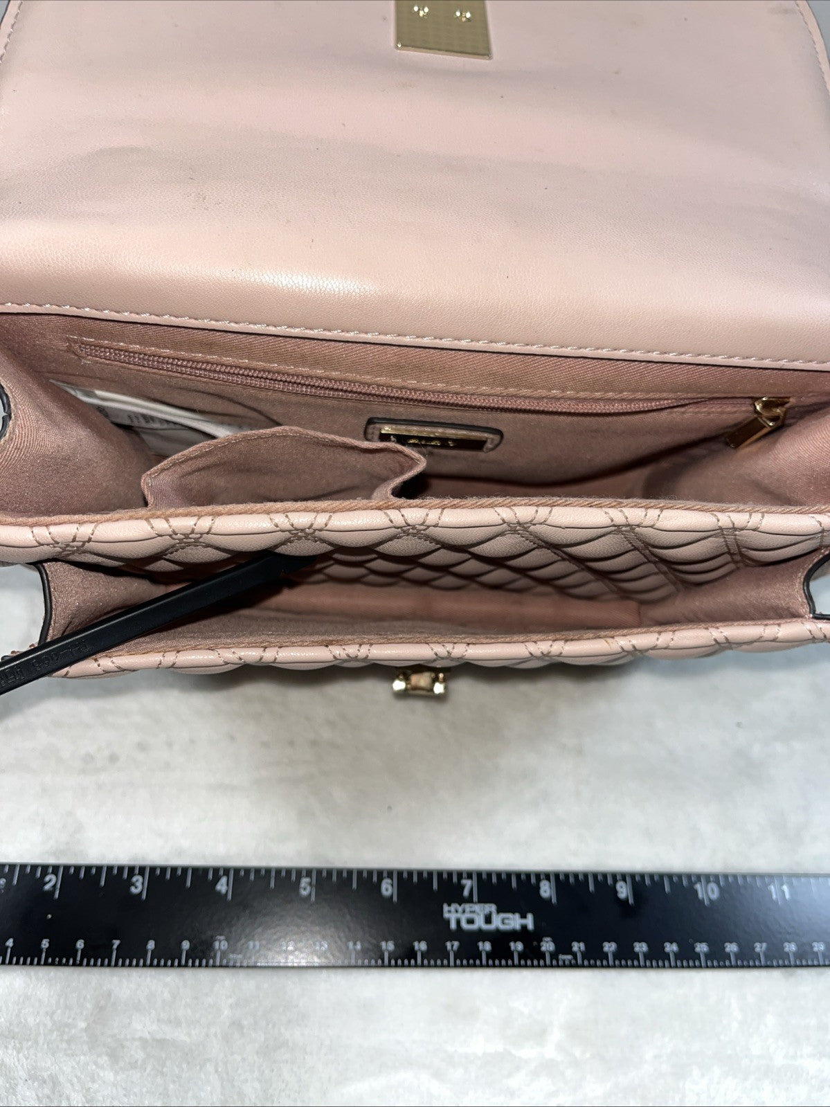 ALDO Niralla Women Quilted Faux Leather Chain Strap Flap Shoulder Crossbody Bag