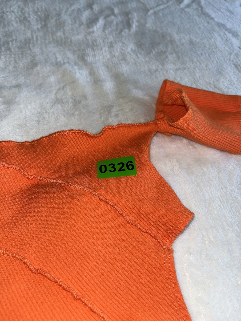 Women’s 2 Piece Set Skirt Orange M