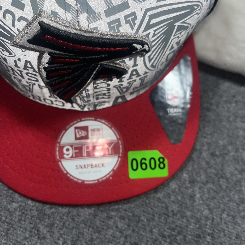 Atlanta Falcons 9Fifty Snapback Hat Cap NFL Red Black Gray Team Headwear MED-LG