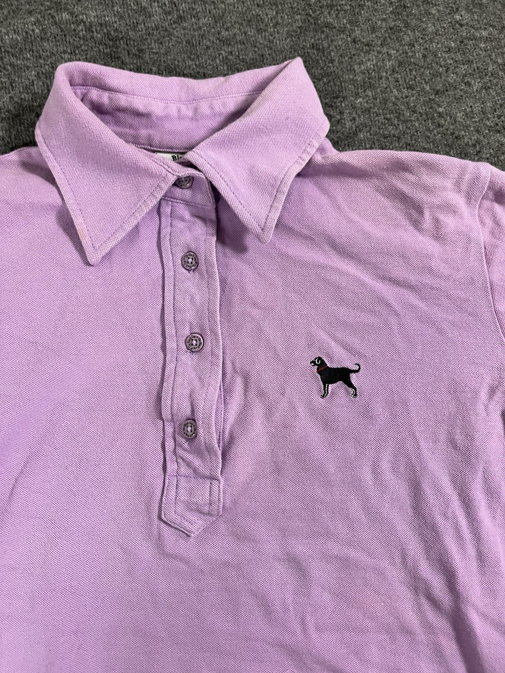 Women's The Black Dog Brand Pink Golf Polo Shirt Sz S
