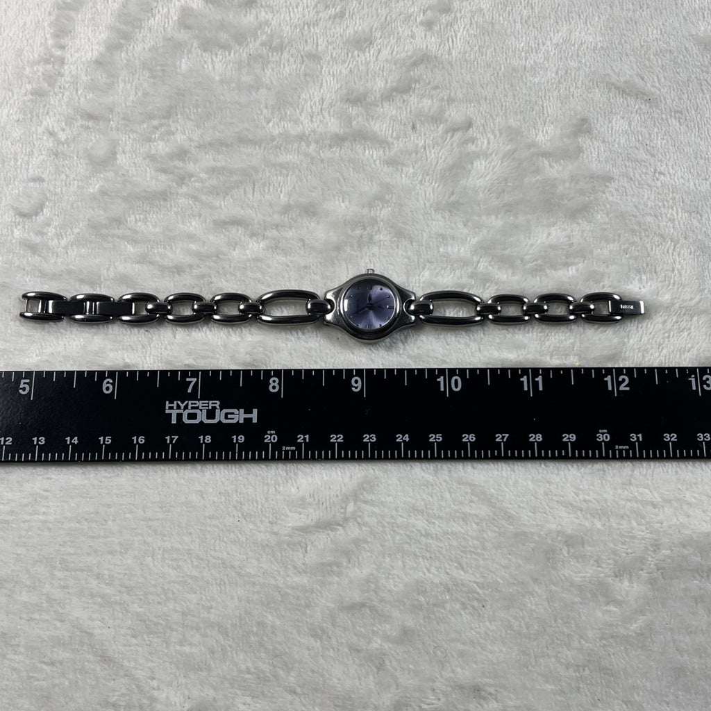 Fossil F2 Watch ES-9014 Womens Purple Dial Quartz Three Hands Analog