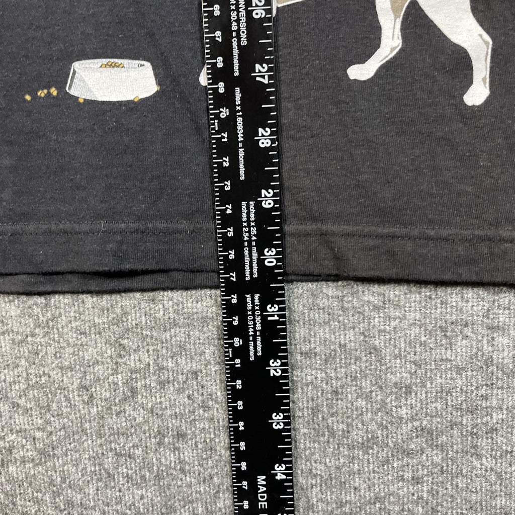 Nike Men’s Graphic Dog And Moon T shirt Black XL Short Sleeve Crew Neck 