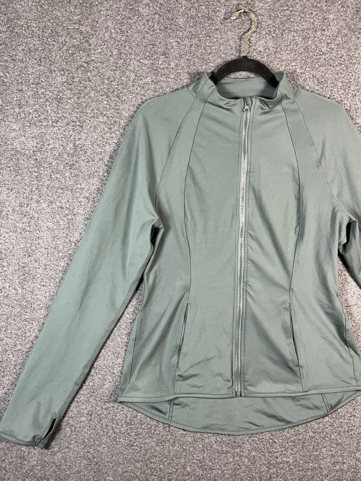yogalicious jacket Woman’s Active Green XL Longsleeve 1/4 Collar 