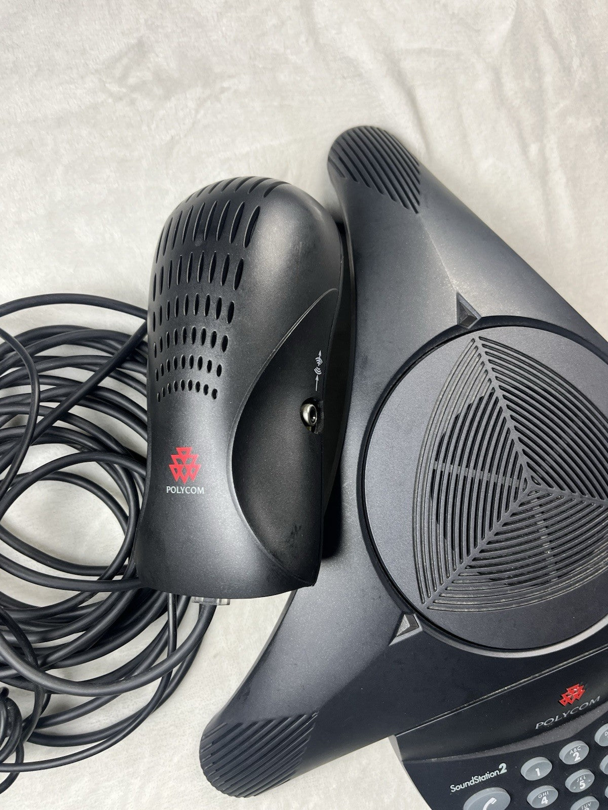 Polycom 2200-16200-001 SoundStation2 EX Display Analog Conference Phone