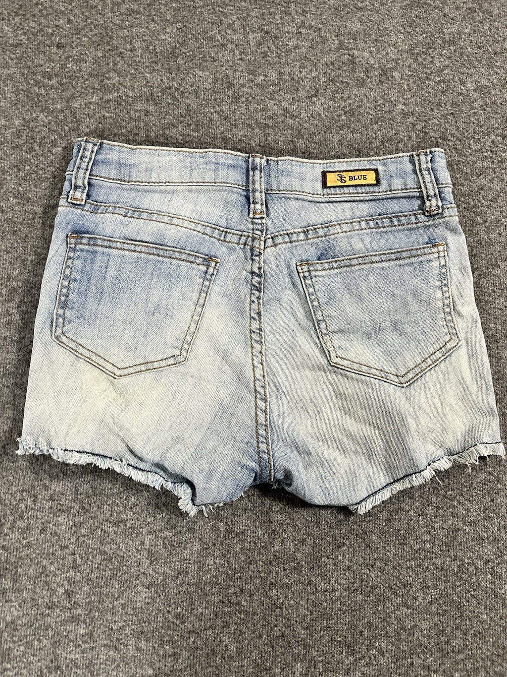 STS BLUE ELEANORA JEAN SHORTS FRAYED HEM DISTRESSED SIZE 1
