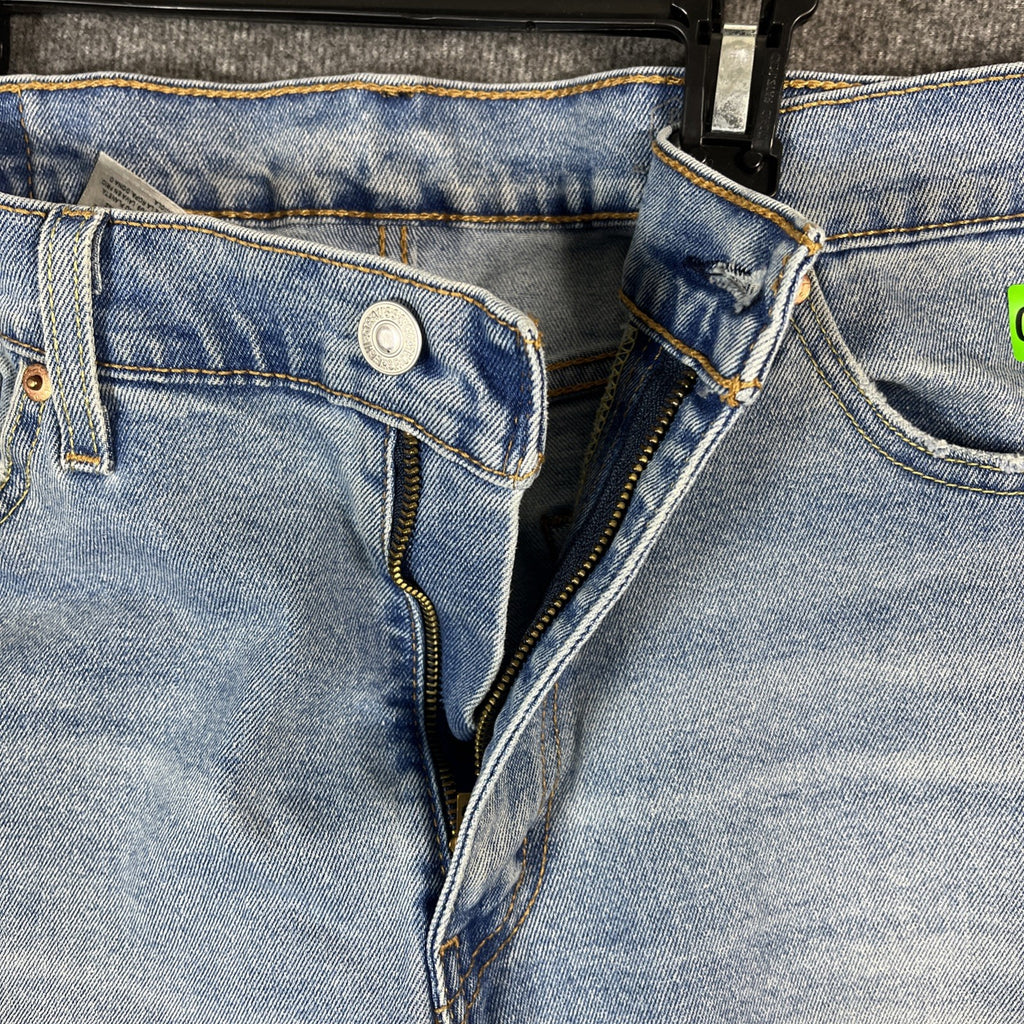Levi’s 511 men’s light blue denim jeans size 36×32 zipper button Fly Stretch 