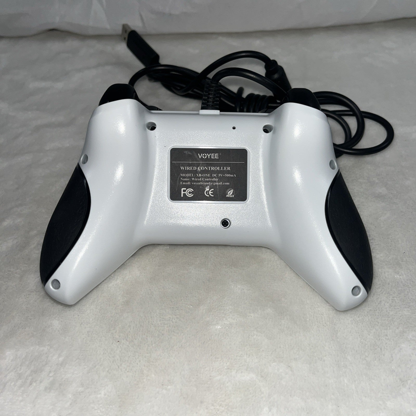 Xbox 360 Voyee Controller White NJ313 4 Channel White Untested