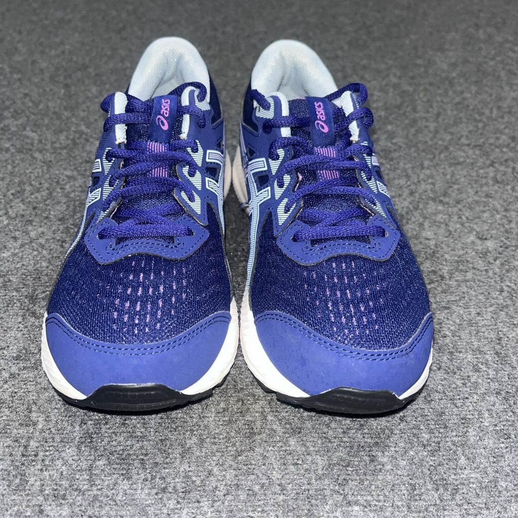 Asics  Gel Contend 8 Women Sz US 7 Purple Blue Amplifoam Running Shoes 1012B320