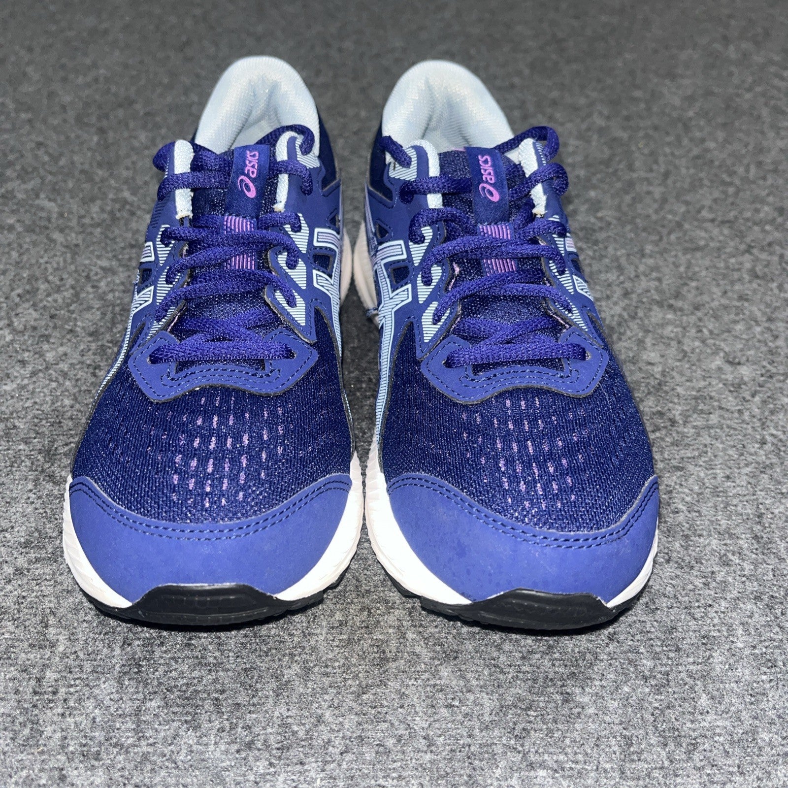 Asics  Gel Contend 8 Women Sz US 7 Purple Blue Amplifoam Running Shoes 1012B320