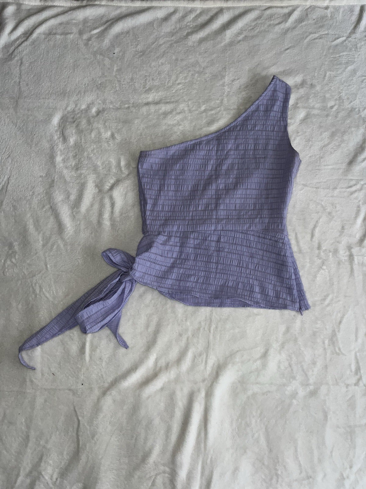 women's sexy single shoulder asymmetrical Tank Top Small 