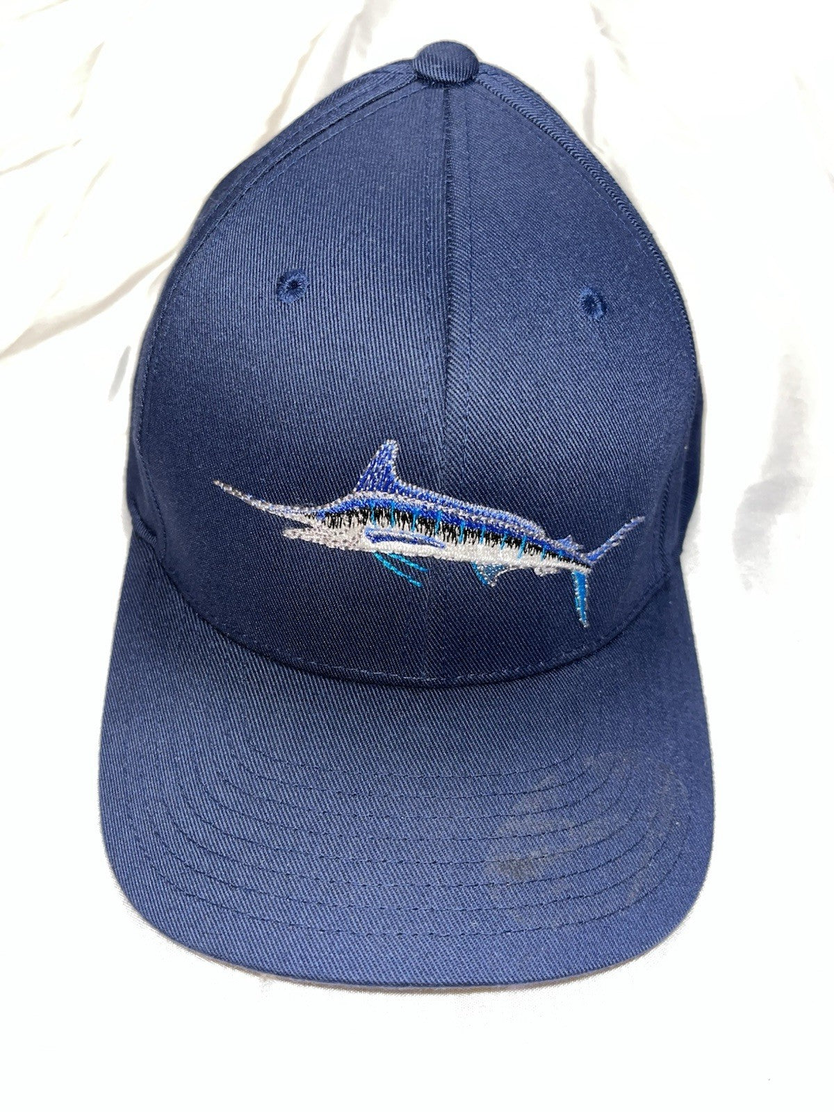 Swordfish Flex fit Baseball Cap Size S-M Blue Meat Chaser Pelgagic Gear