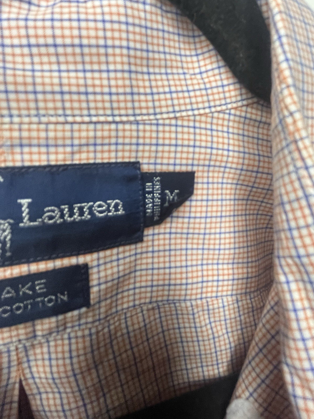 Polo RALPH LAUREN Blake Men's Long Sleeve Button Up Shirt Size M 100% Cotton