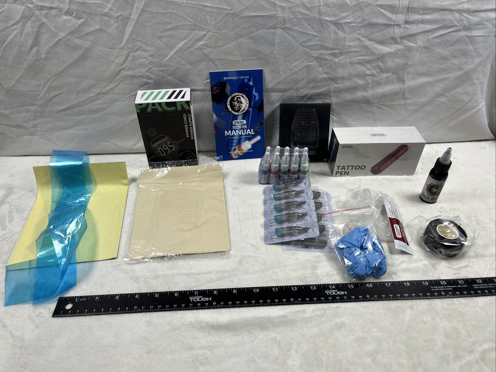 NWOT Wormhole Tattoo Gun  Kit For Beginners  . Open Box