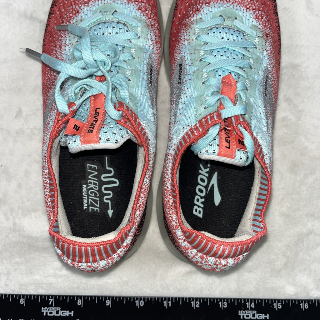Size 8.5 - Brooks Levitate 2 Black/Blue/Coral