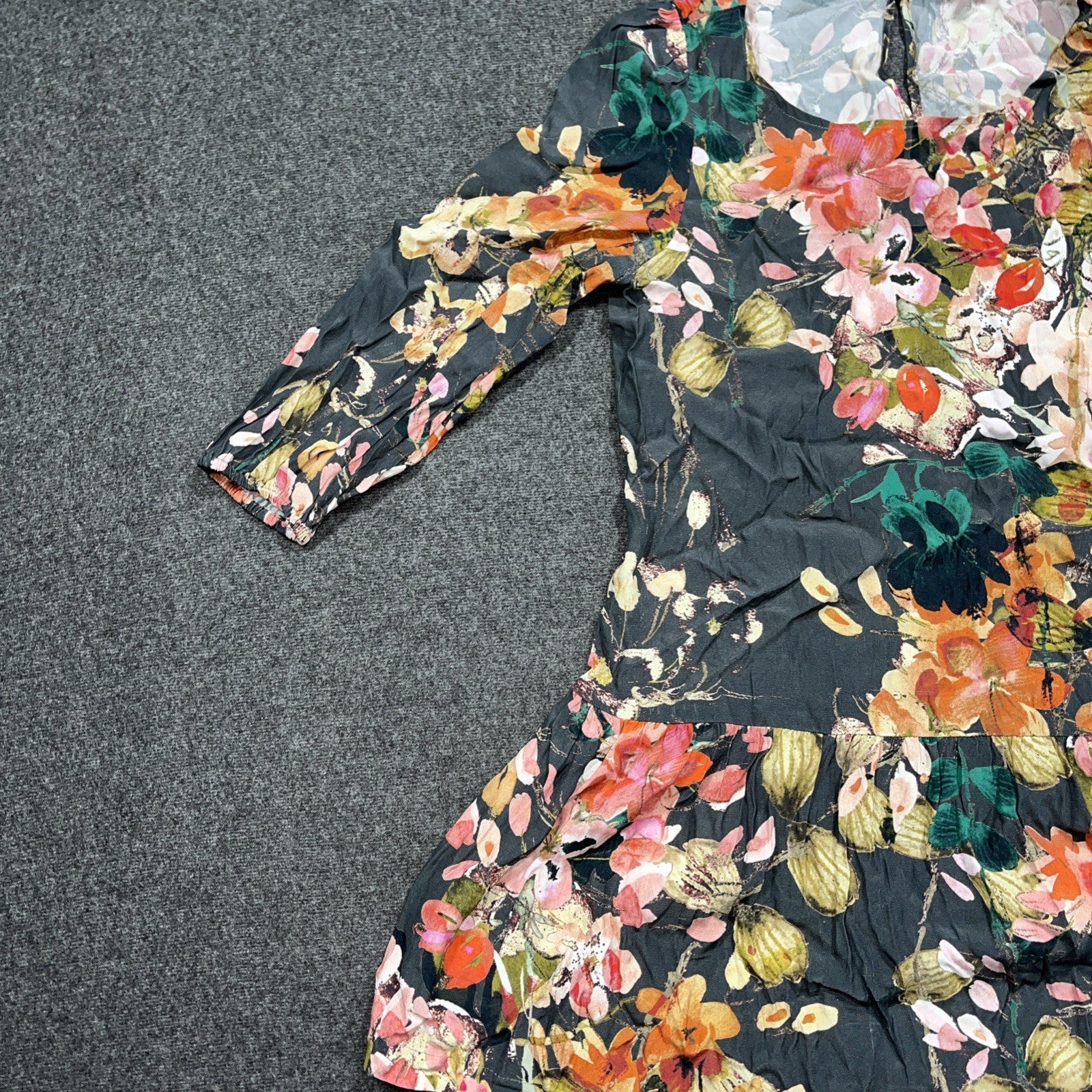 Anthropologie Meadow Rue Mini Dress SIZE 10 Women Short Drop Waist Cottage Fairy