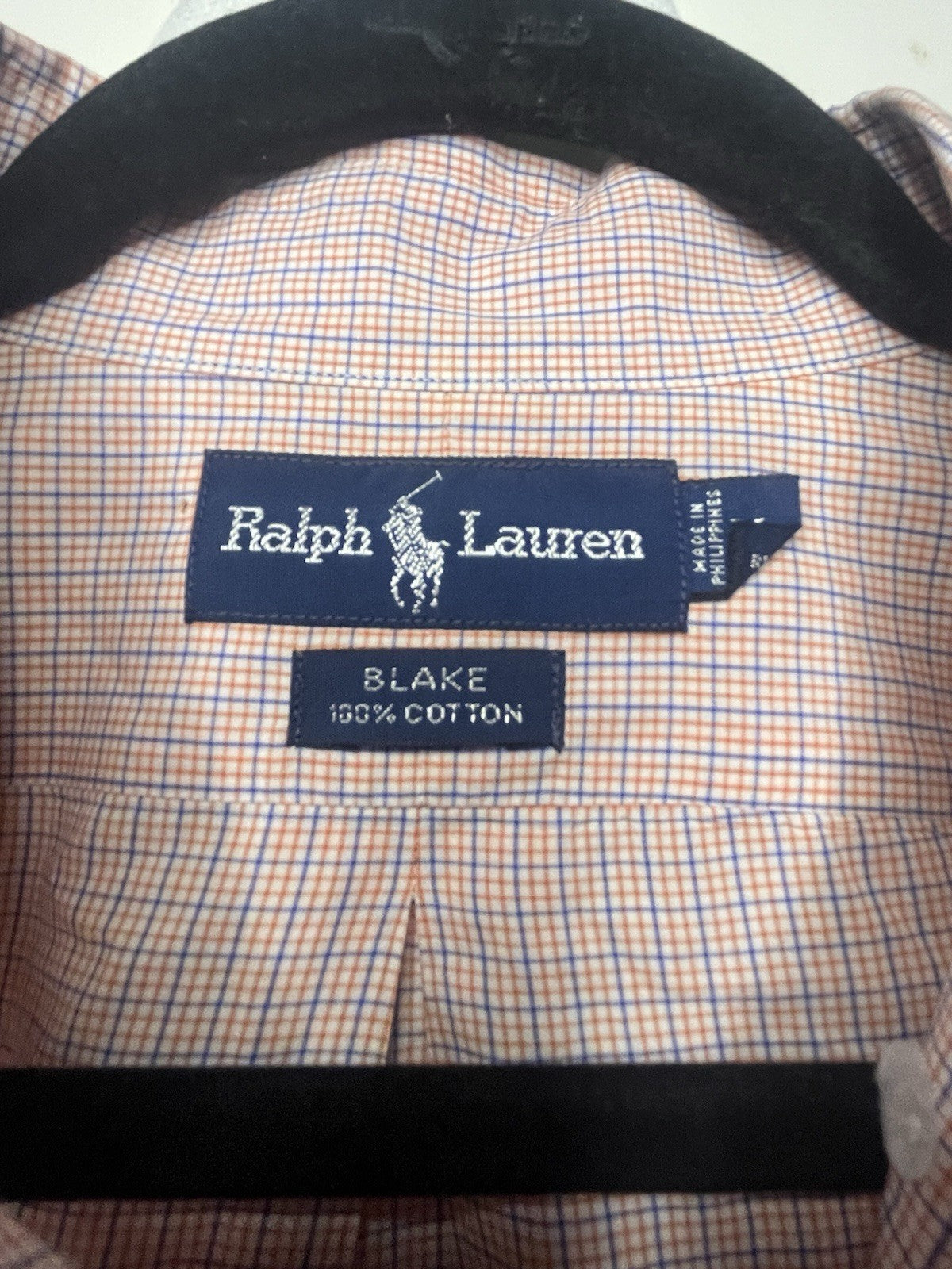 Polo RALPH LAUREN Blake Men's Long Sleeve Button Up Shirt Size M 100% Cotton