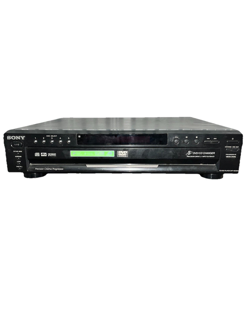 Sony DVD Player 5-Disc Changer DVP-NC665P No Remote Tested Works