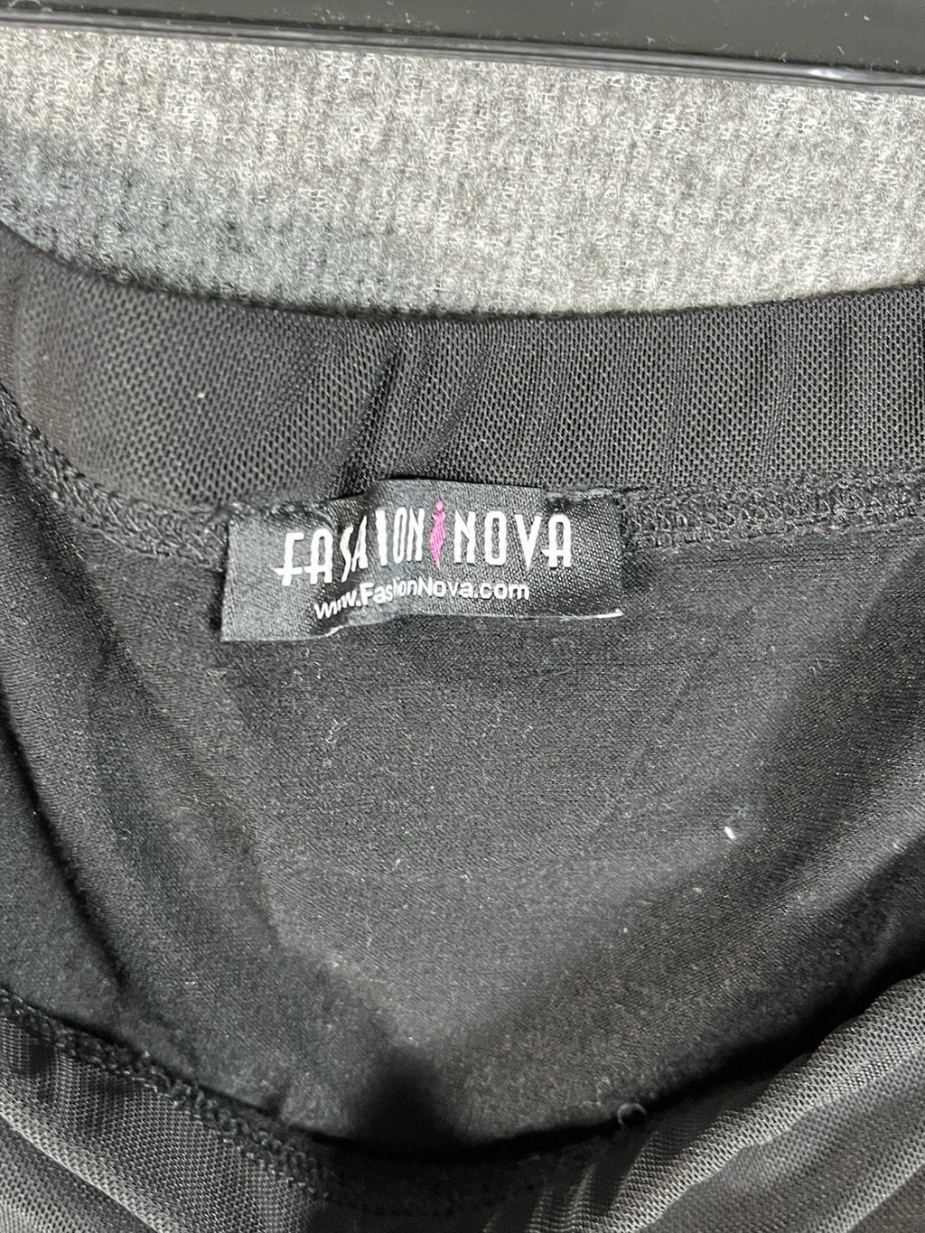 Fashion Nova Womens Black Skirt Slit Medium 