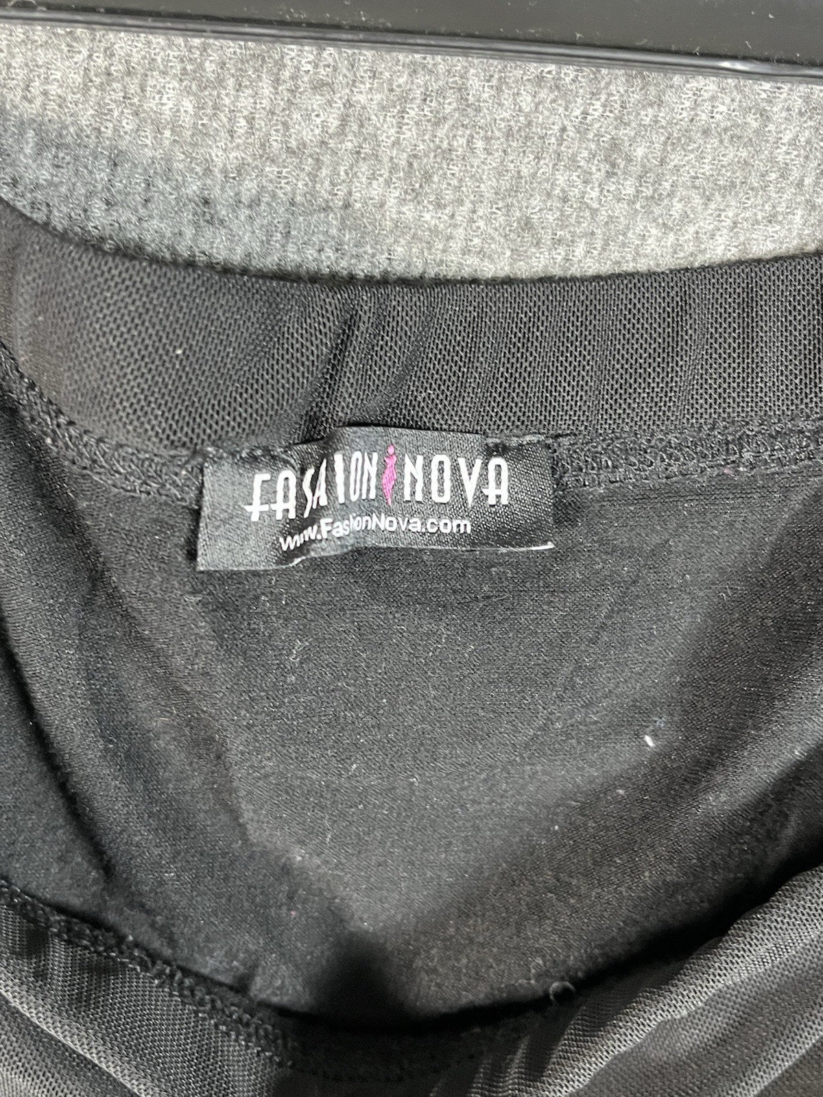 Fashion Nova Womens Black Skirt Slit Medium 