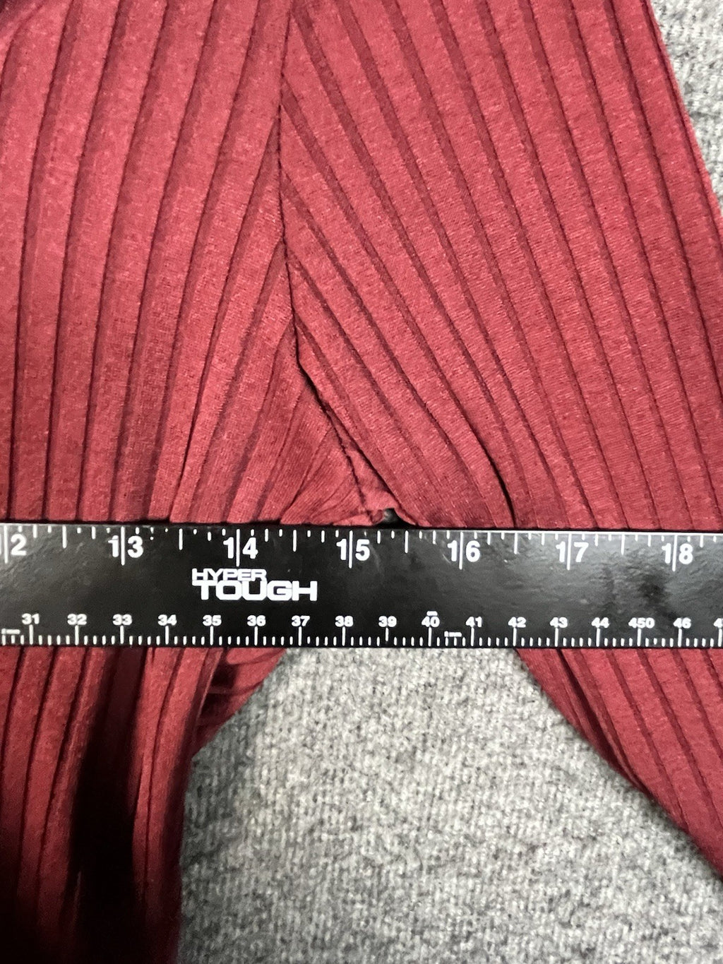 Boohoo Tall Rib Square Neck Bodysuit in maroon Size 8 Women’s 