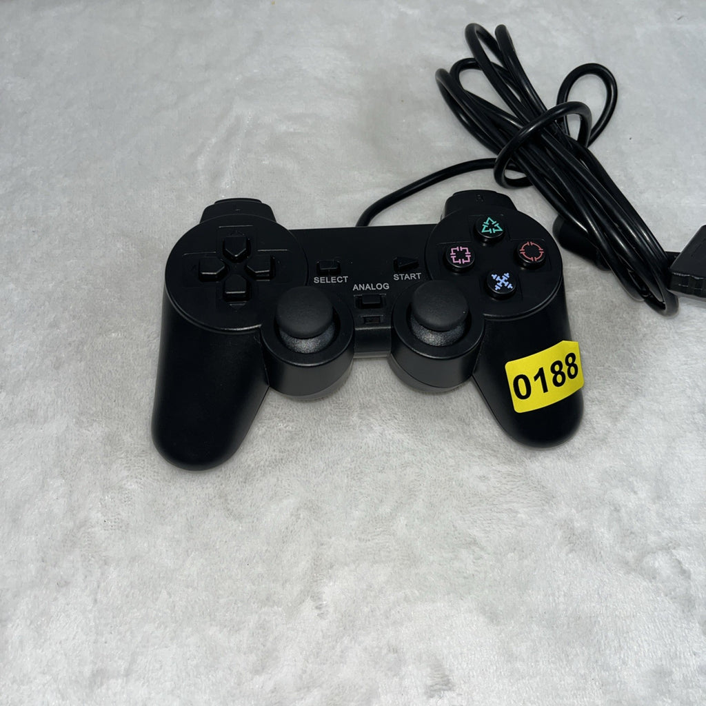 NEXiLUX PS2 Controller Compatible with Sony Playstation 2 & Ps1 / Psone, Black