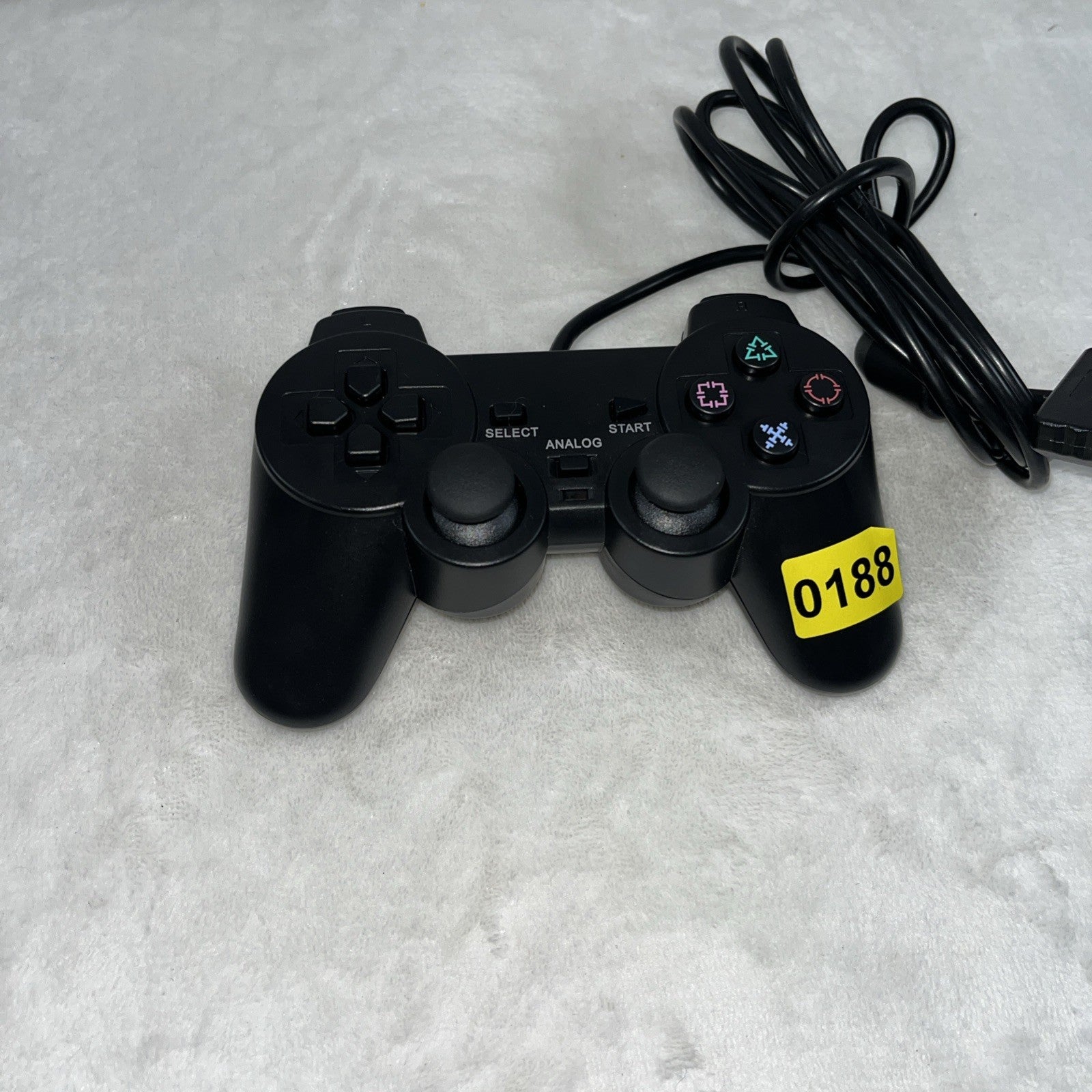 NEXiLUX PS2 Controller Compatible with Sony Playstation 2 & Ps1 / Psone, Black