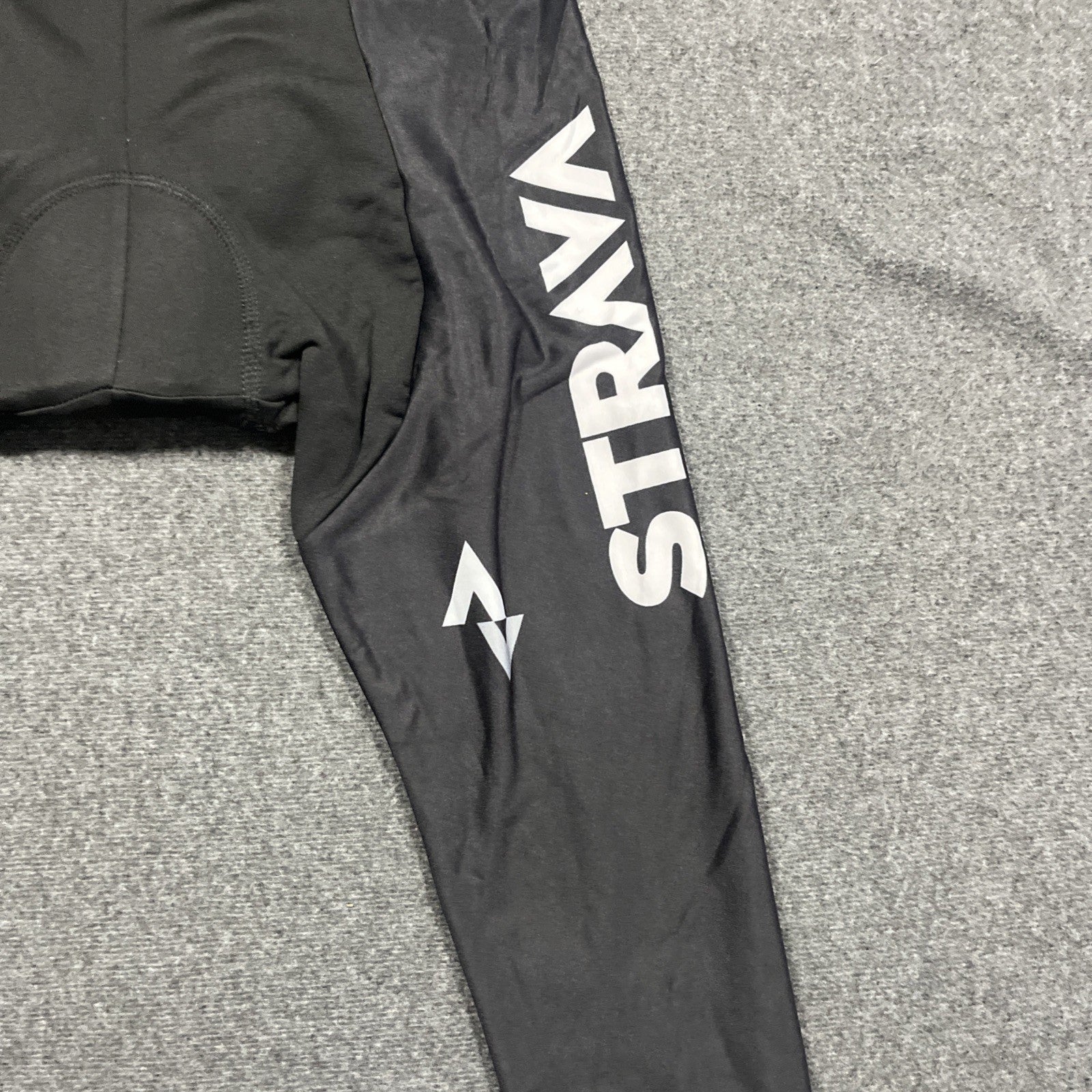 Strava Black Anti Shock Gel Impact Shockproof Cushioned Cycling Stretch Bib Med