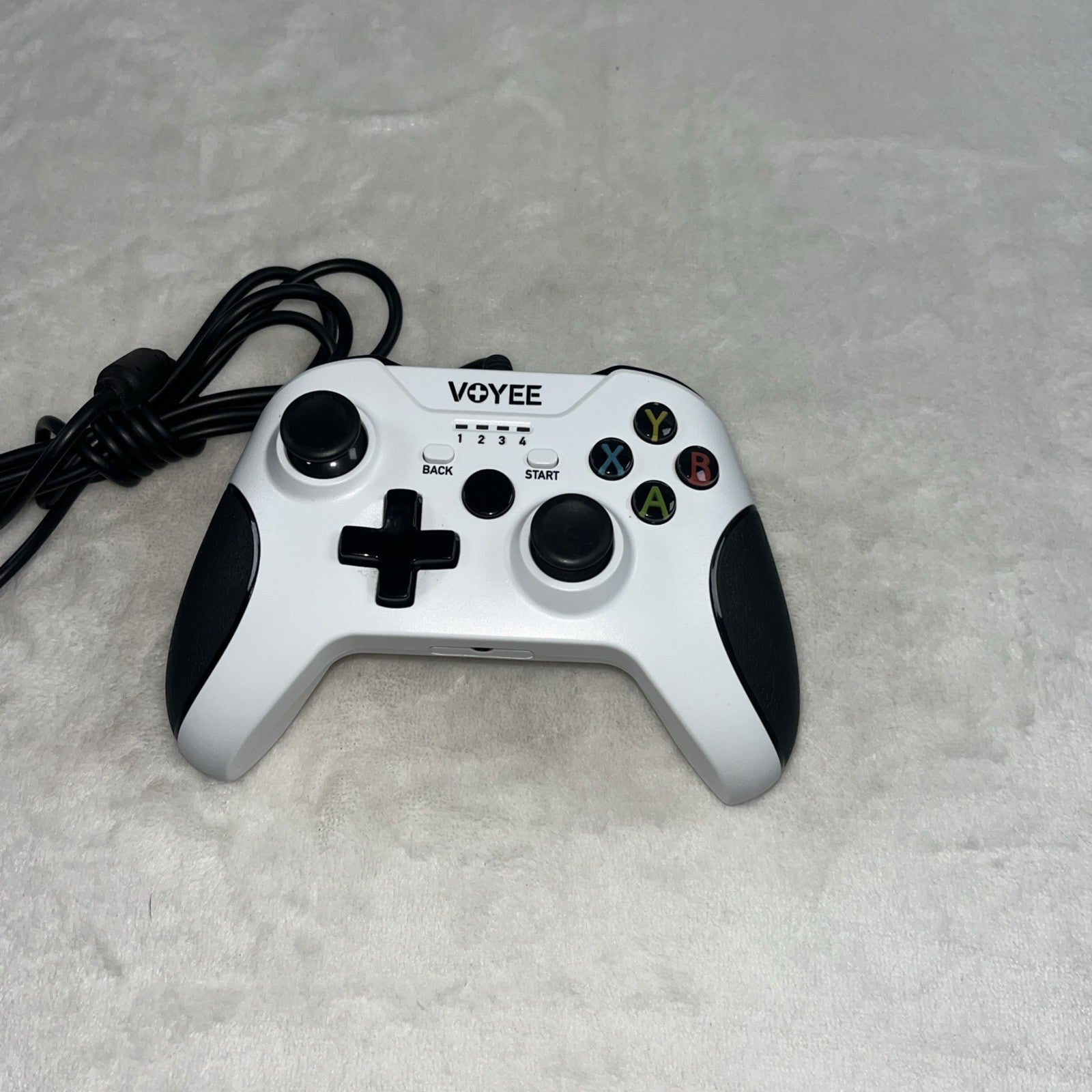 Xbox 360 Voyee Controller White NJ313 4 Channel White Untested