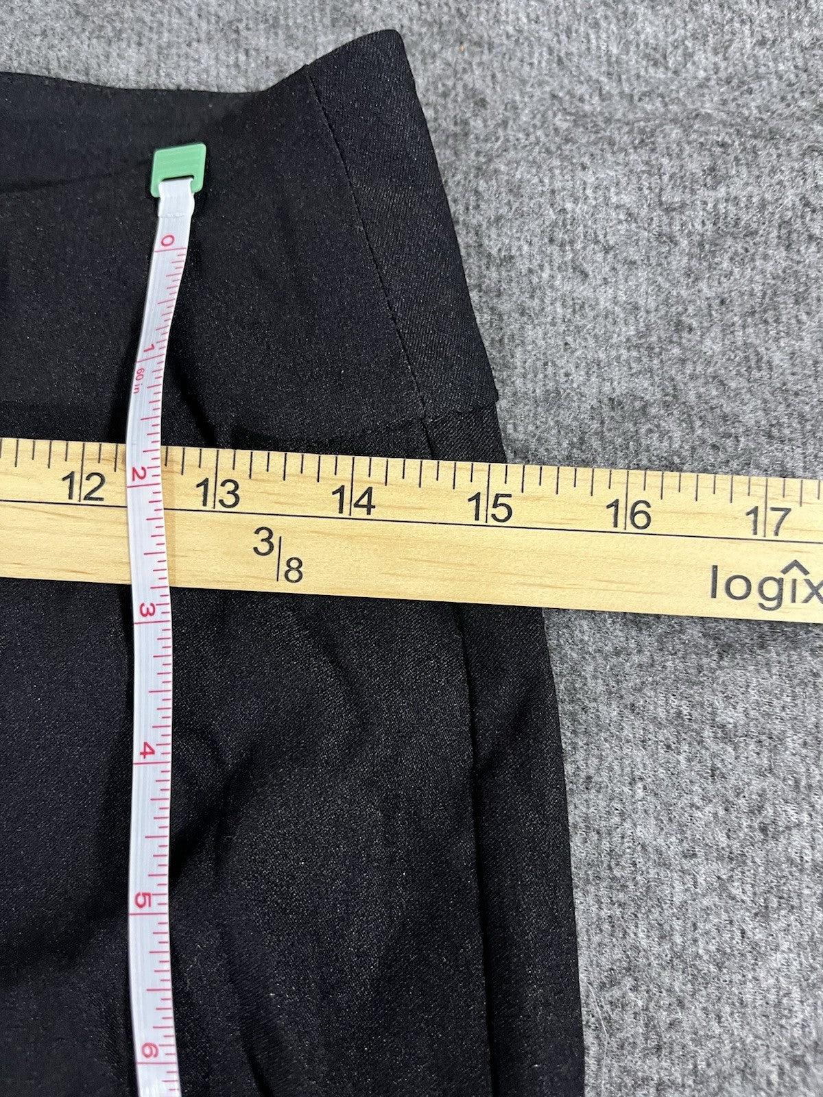 Lisette L Montreal Pants 4 Black Stretch Straight Pull On Logo Comfort
