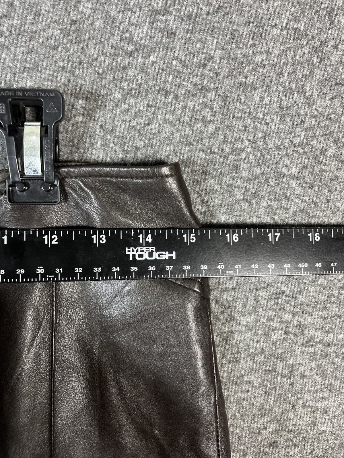 Carlisle women’s leather pants boot cut US 4 UK 8 brown