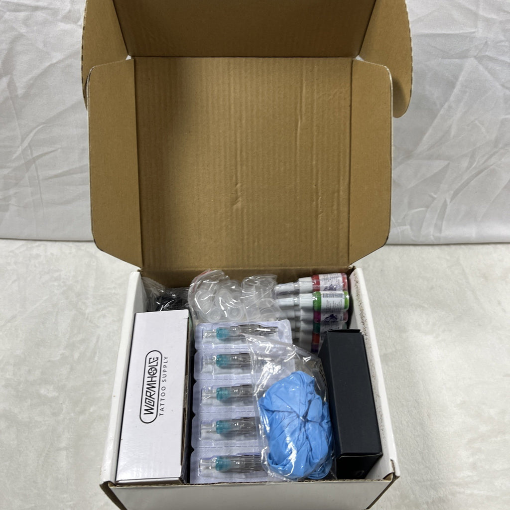 NWOT Wormhole Tattoo Gun  Kit For Beginners  . Open Box