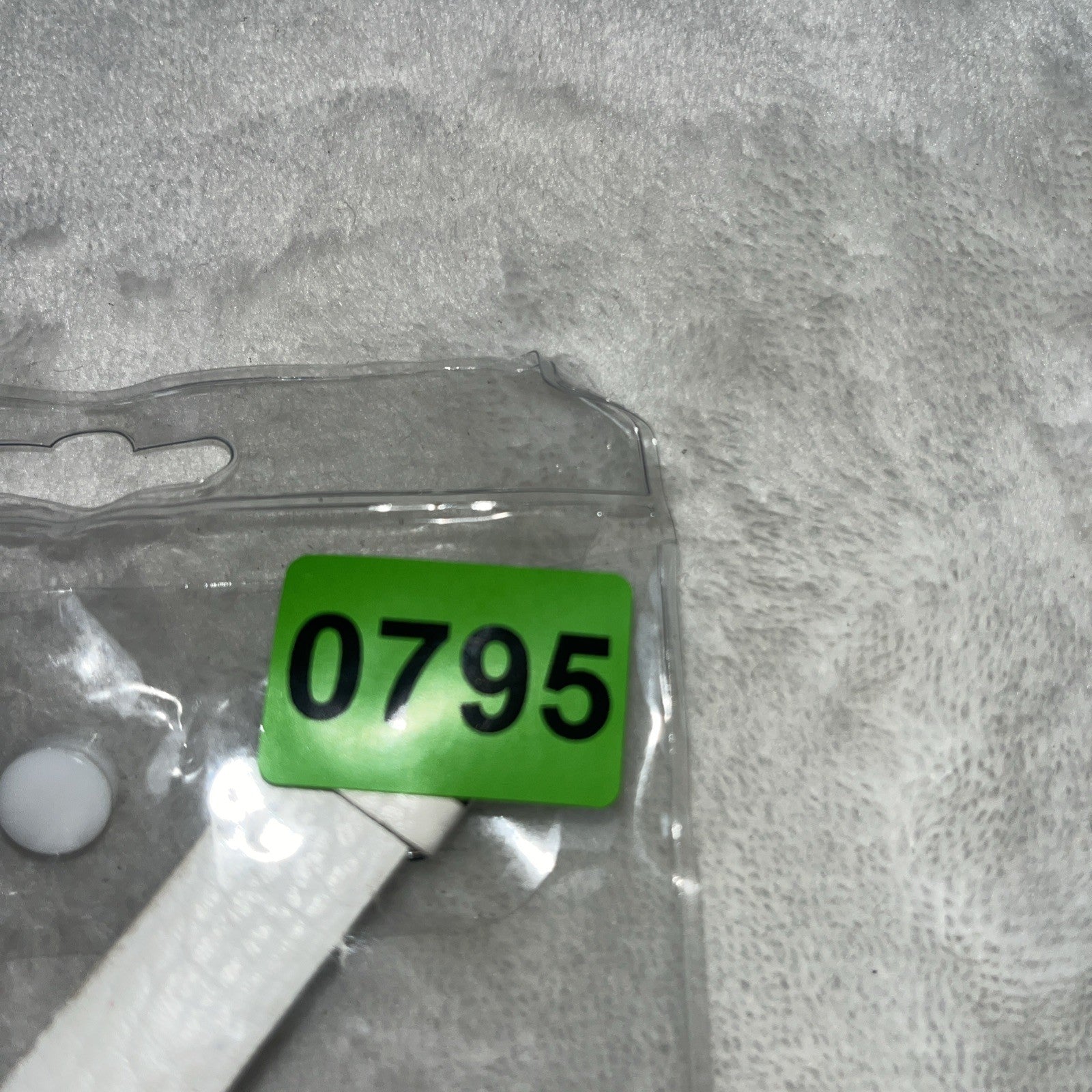 Ladies FOSSIL Starburst Dial, All Stainless Steel Watch, White Leather, ES2573