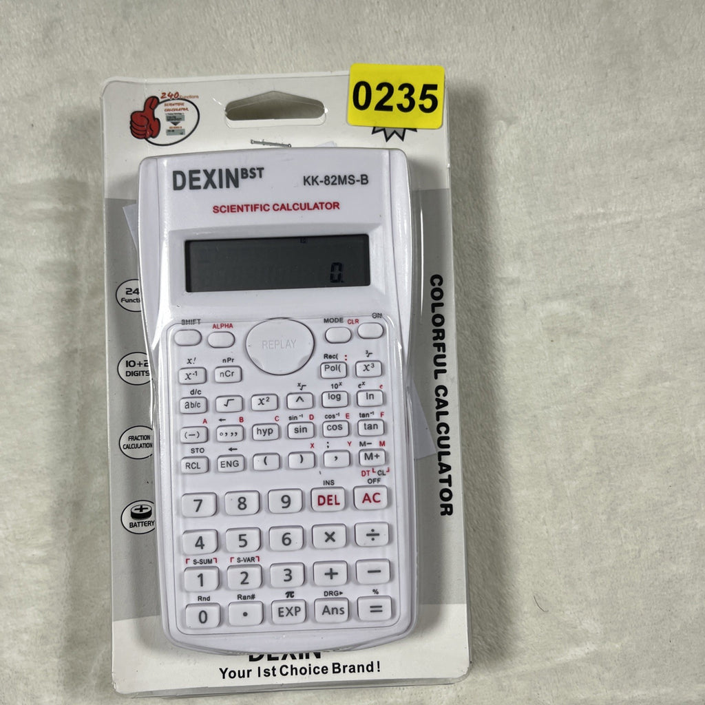 Dexin BST KK-82MS-B Scientific Calculator White