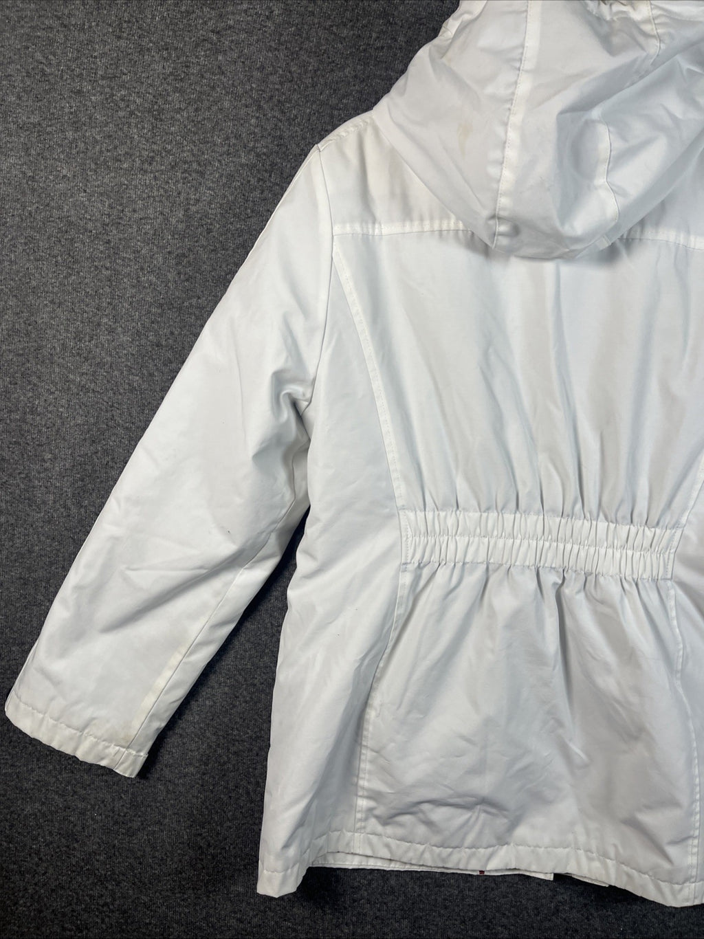 Tommy Hilfiger Women's 3-in-1 Jacket Removable Hoodie Navy/White
