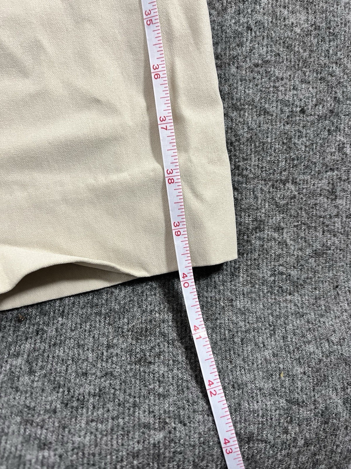 Lisette Womens Cream Elastic Waist Pull On Linen Classic Capri Pants Size 4