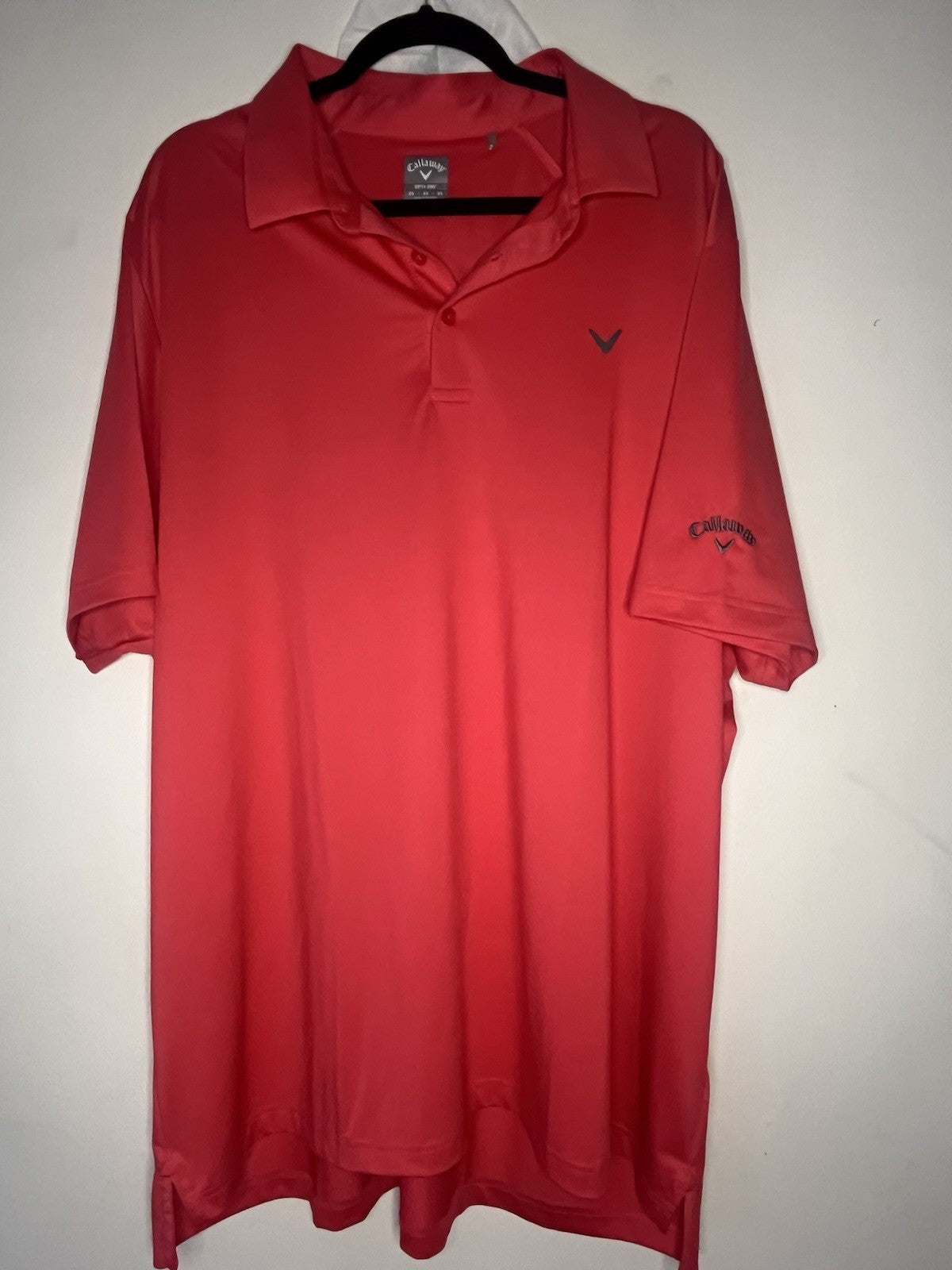 Callaway Golf Shirt Men’s Red Magenta 2X Dri Fit