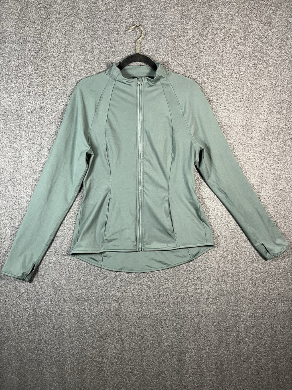 yogalicious jacket Woman’s Active Green XL Longsleeve 1/4 Collar 