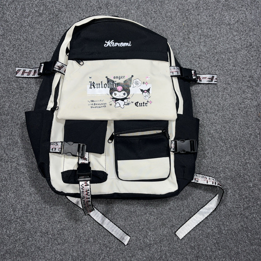 Anime Kuromi Backpacks Aestethic Bag Student Campus Backpack Gifts