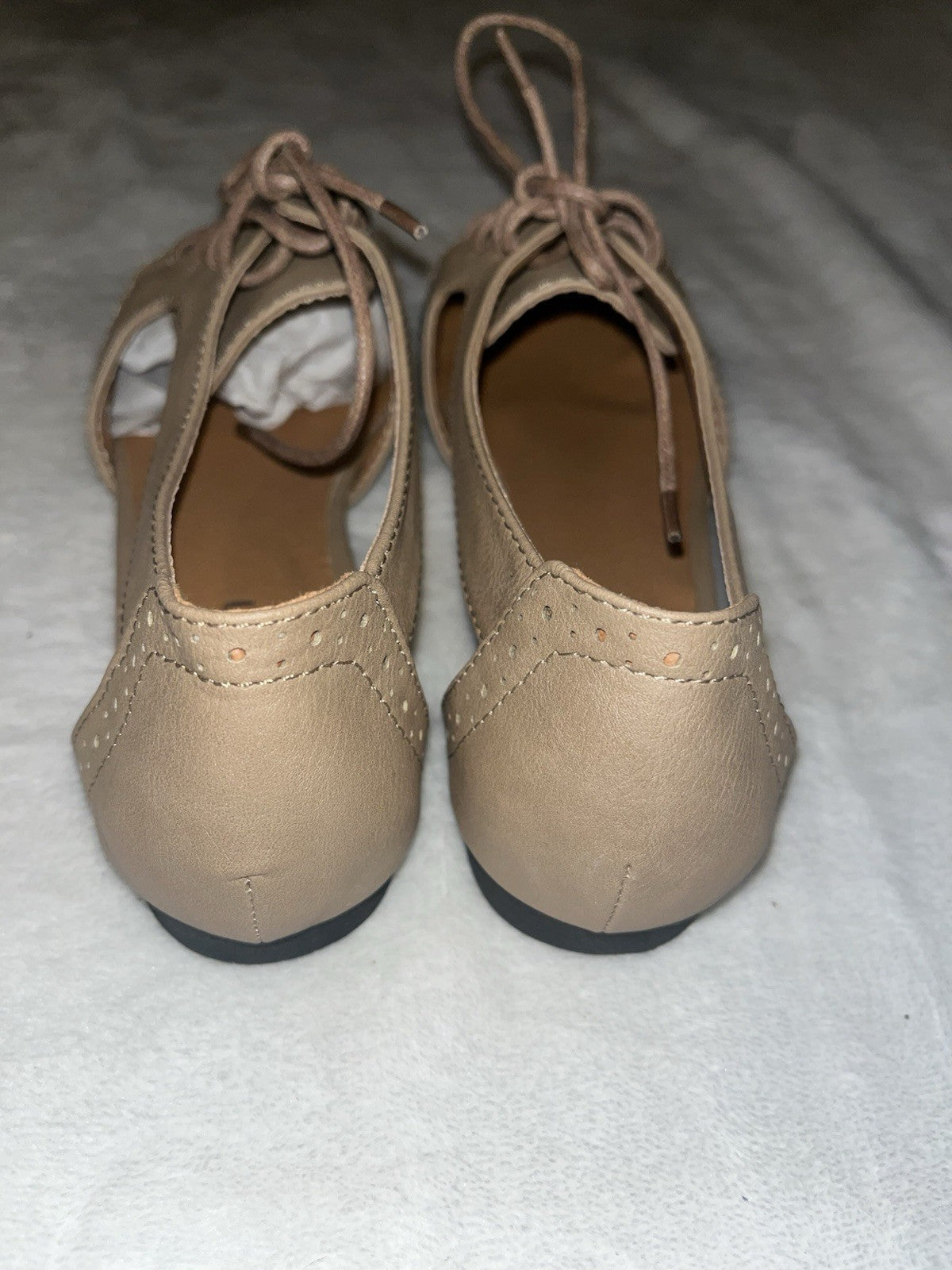 Refresh Women’s Taupe Shoes Flat Leather Marty 6.5 