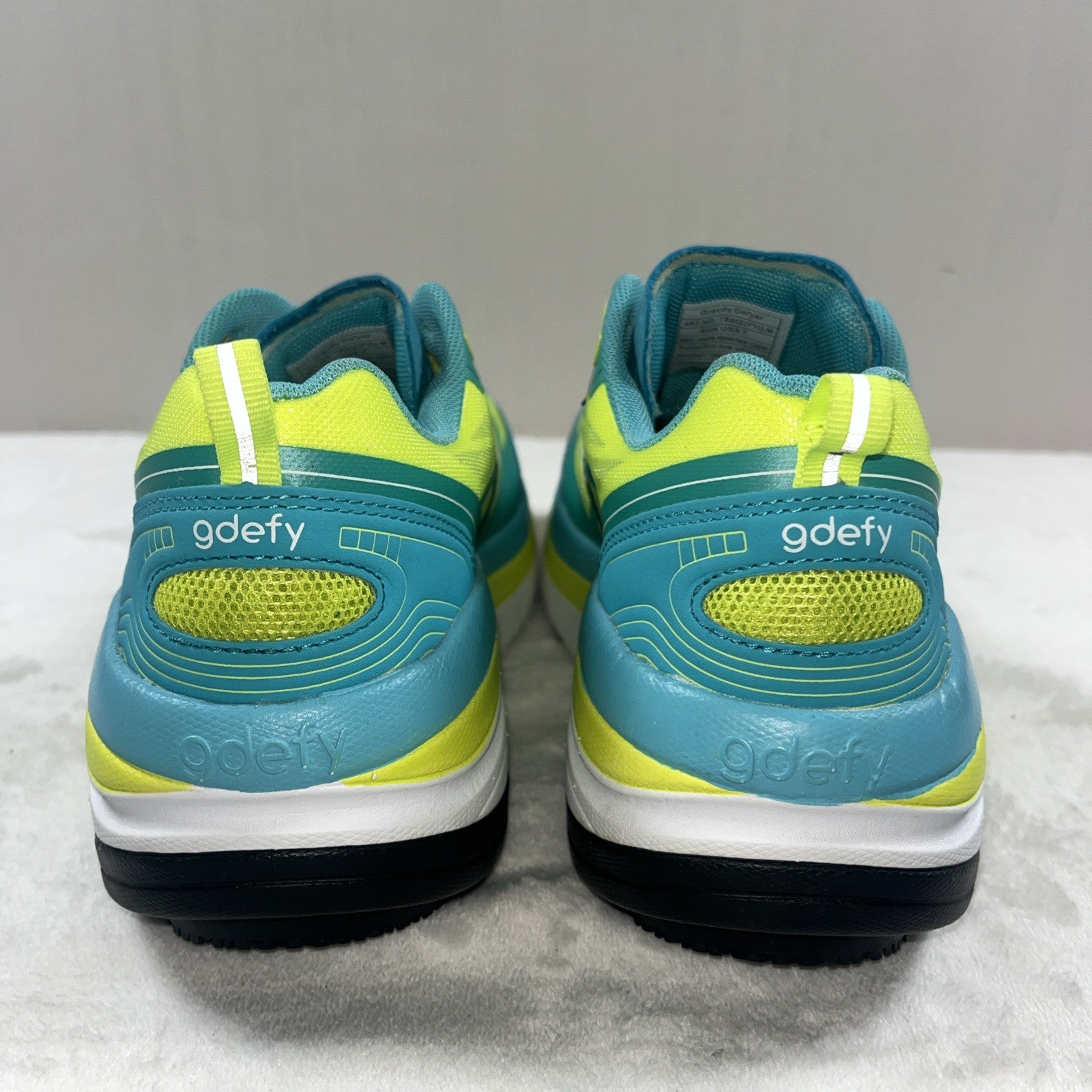 Gdefy ION Womens Gravity Defying Comfort Shoes Green And Blue Wallking Size 7 