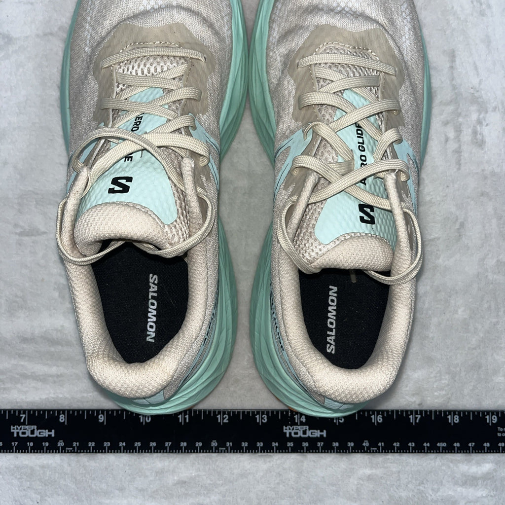 Salomon Aero Glide Granite Green Tan Size 8 Women’s Energy Foam