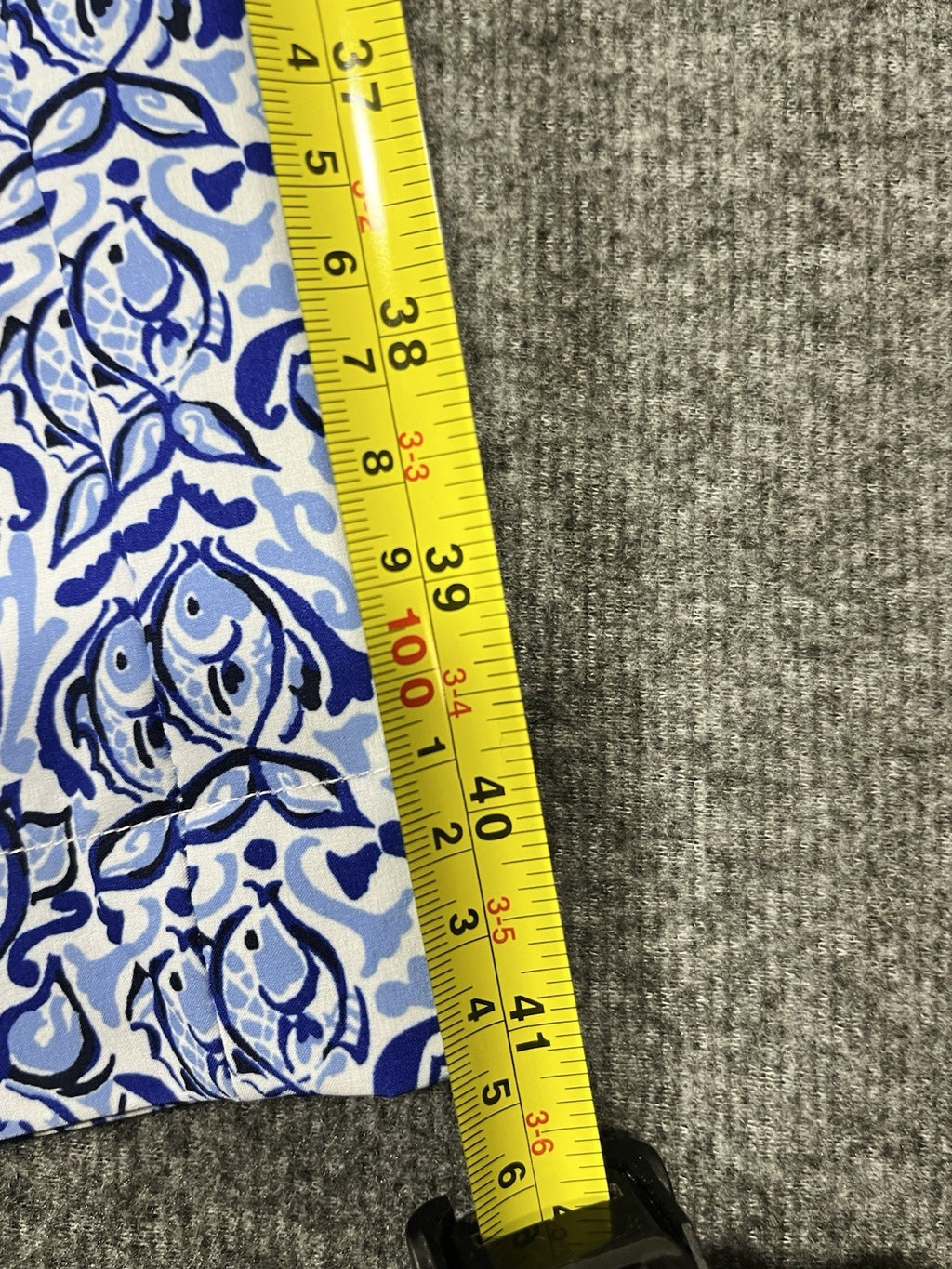 RLX RALPH LAUREN POLO WATER REPELLENT GOLF PANTS FISH PRINT BLUE 33x32 34 NWTS