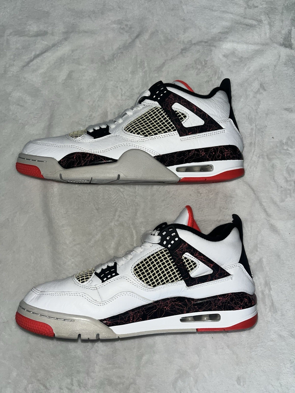 Nike Air Jordan 4 Retro Flight Nostalgia Pale Citron 308497-116 Men's Size 10.5